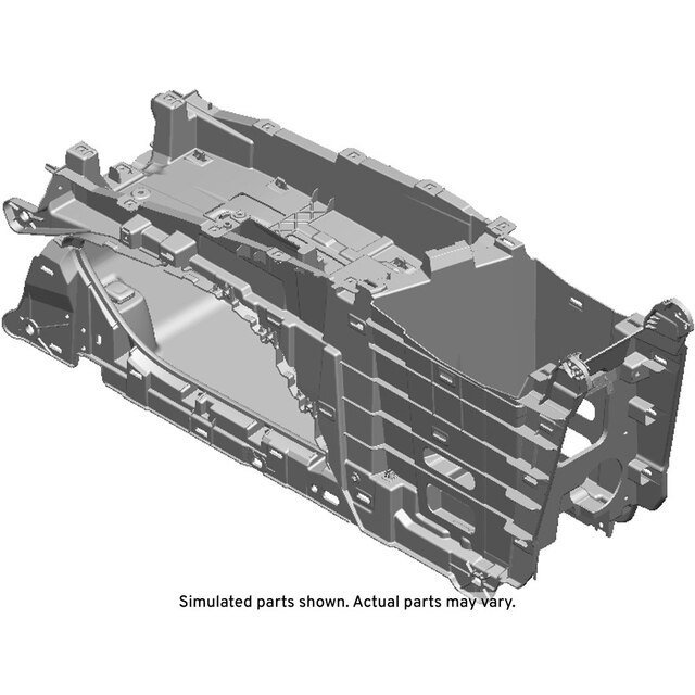 GM Genuine Parts Black Front Floor Lower Console