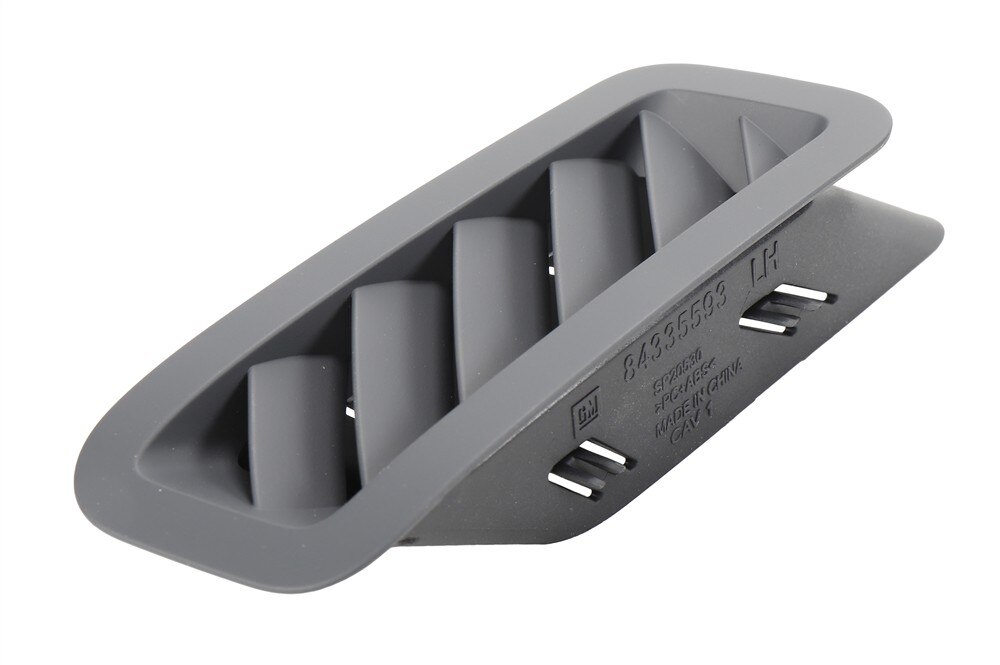 GM Genuine Parts Dark Galvanized Cool Driver Side Window Defogger Outlet Grille