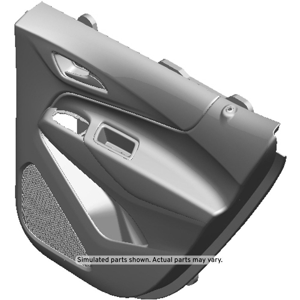 GM Genuine Parts Medium Ash Gray Rear Passenger Side Door Trim