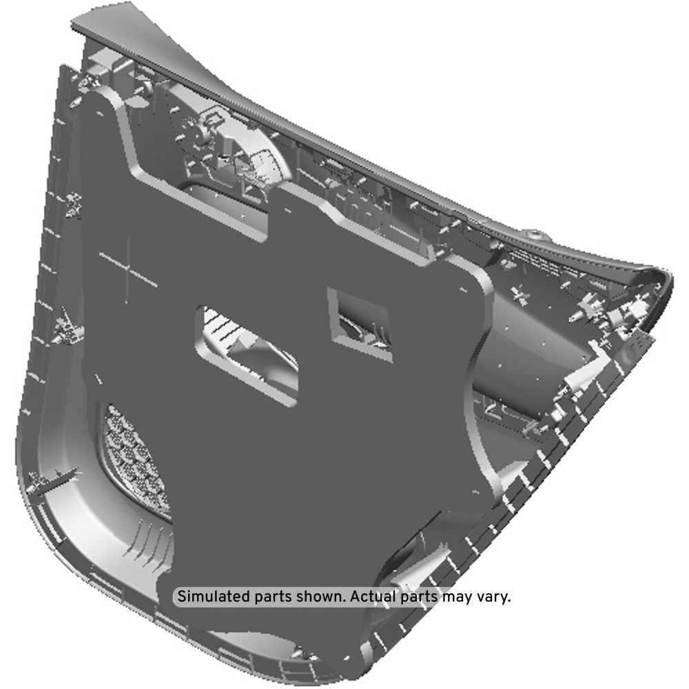 GM Genuine Parts Brandy Rear Driver Side Door Trim
