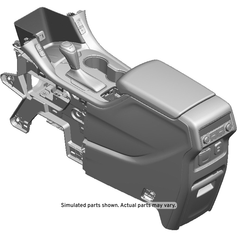 GM Genuine Parts Jet Black Center Console
