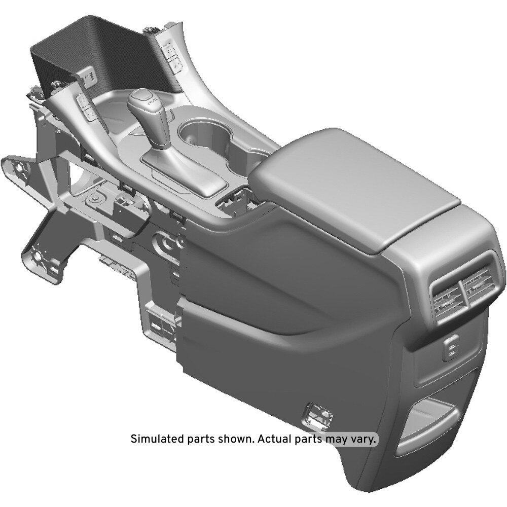 GM Genuine Parts Black Front Floor Console