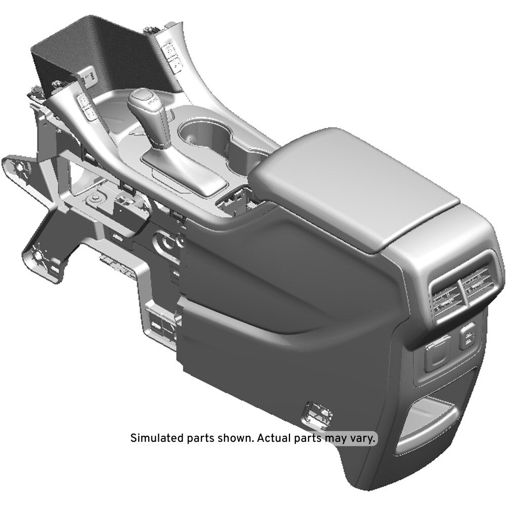 GM Genuine Parts Black Front Floor Console