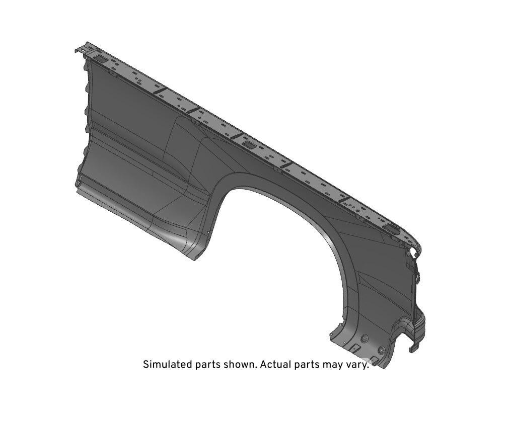 GM Genuine Parts Passenger Side Pickup Box Outer Side Panel