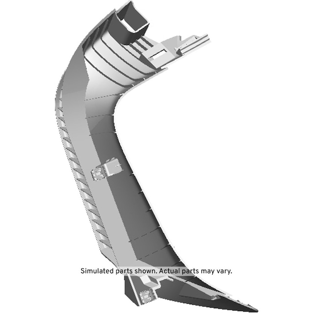GM Genuine Parts Jet Black Driver Side Liftgate Upper Side Trim Finish Panel
