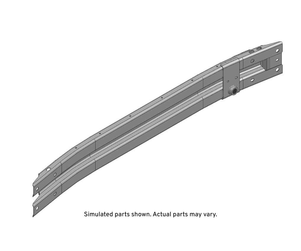 GM Genuine Parts Front Bumper Impact Bar