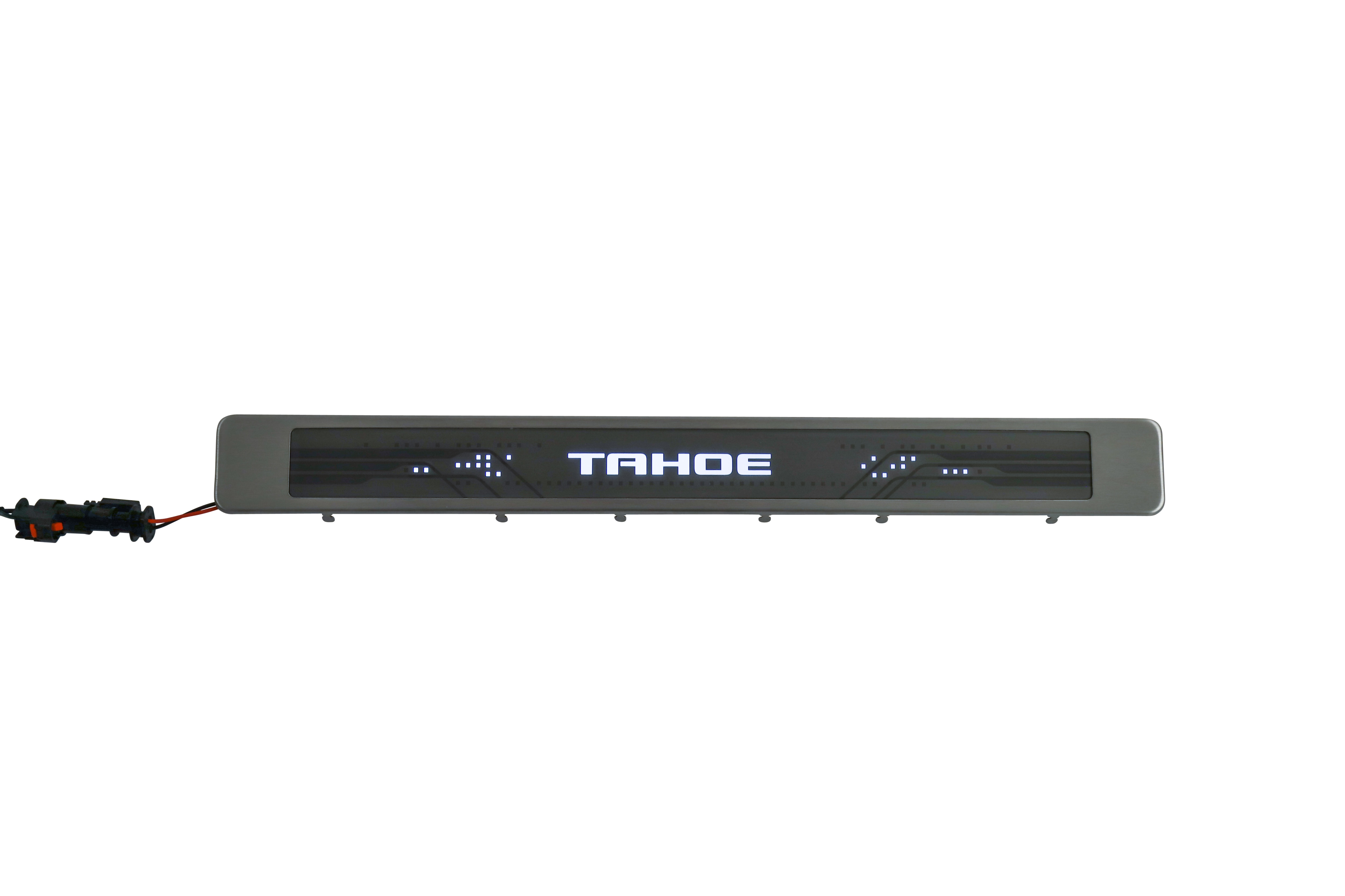 Illuminated Front and Rear Door Sill Plates with Tahoe Script