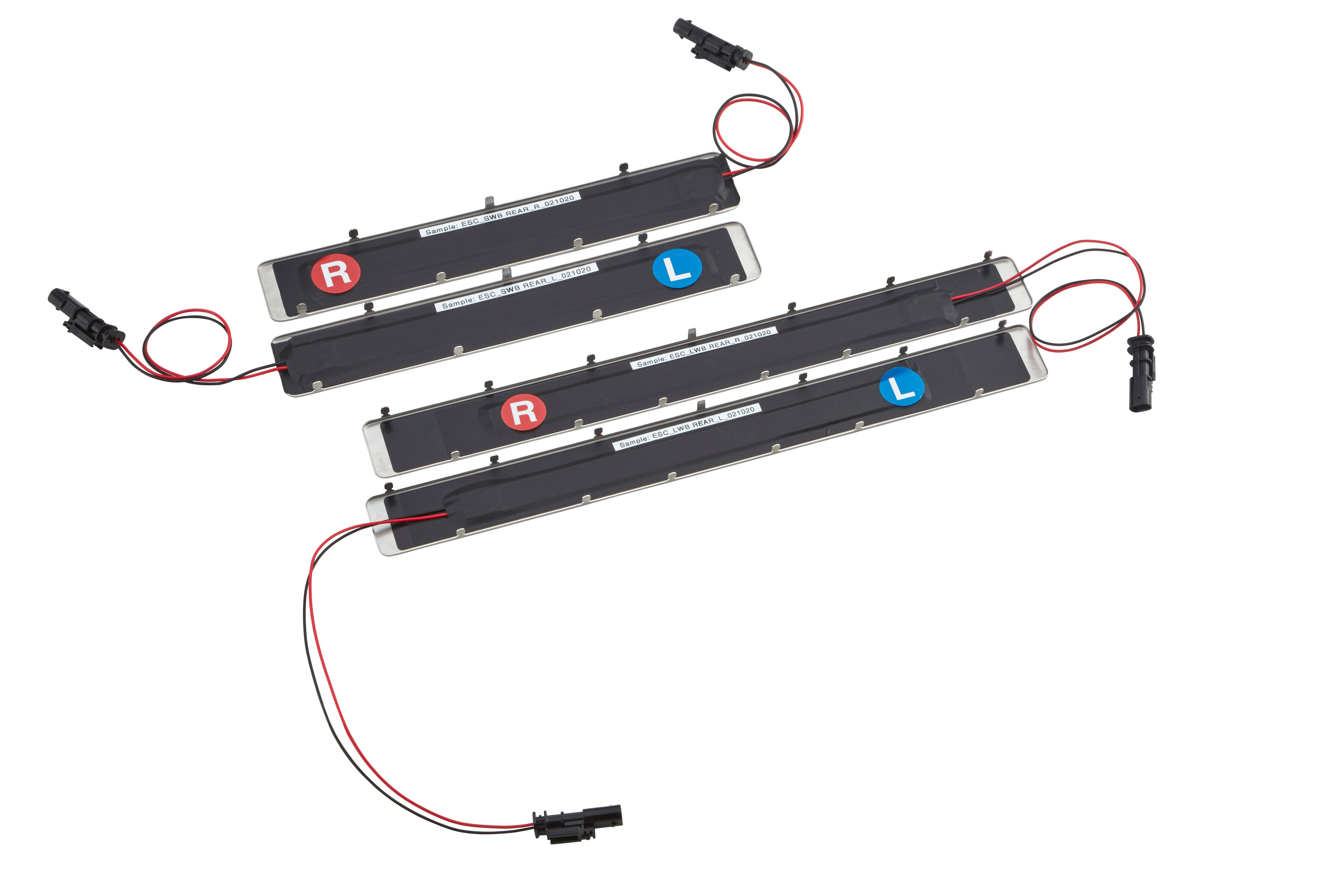 Cadillac Illuminated Front and Rear Door Sill Plates with Escalade