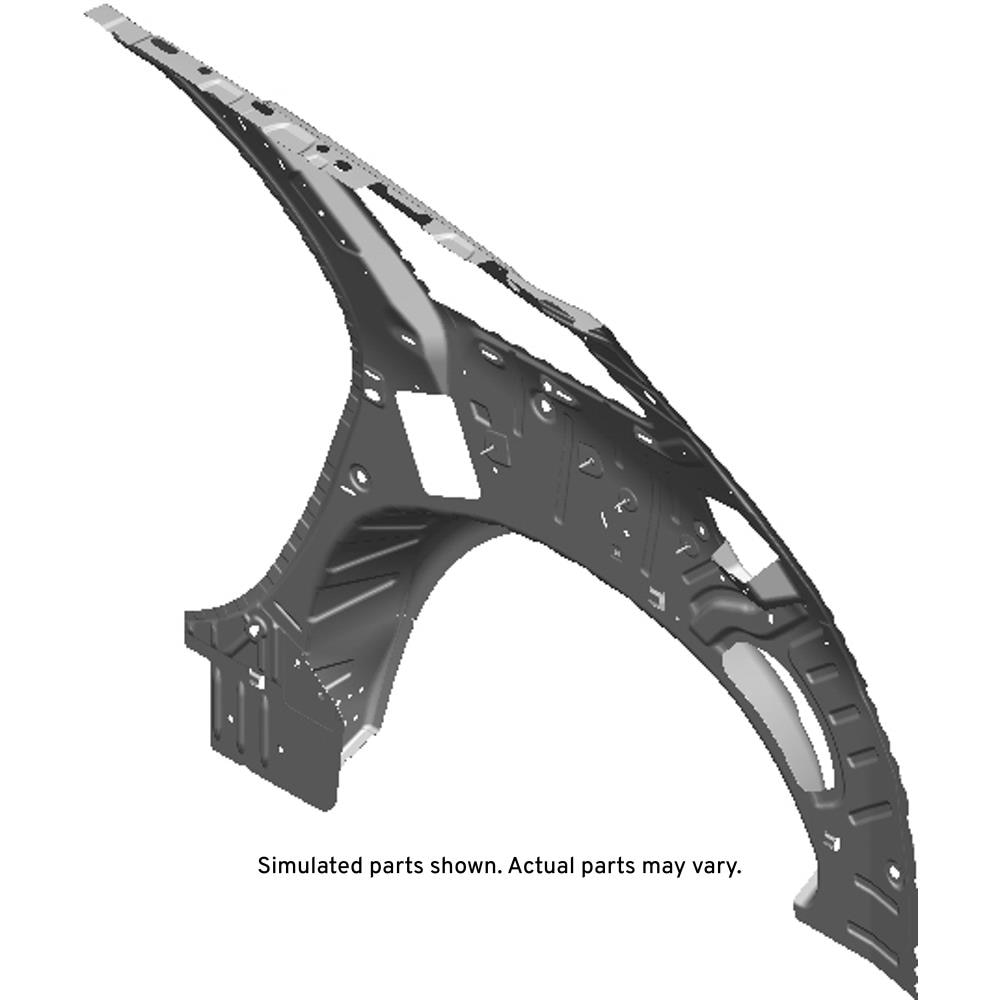 GM Genuine Parts Passenger Side Quarter Inner and Rear Wheelhouse Panel
