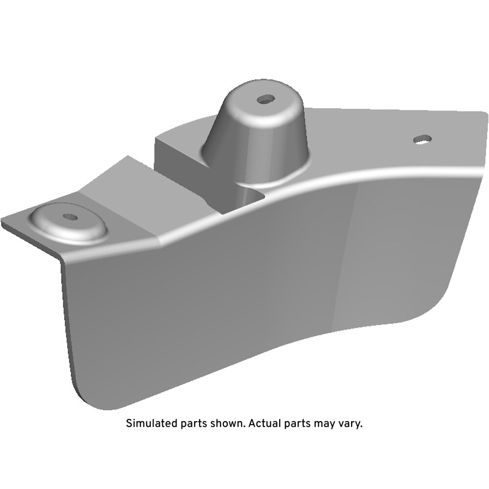 GM Genuine Parts Rear Driver Side Tire Front Air Deflector
