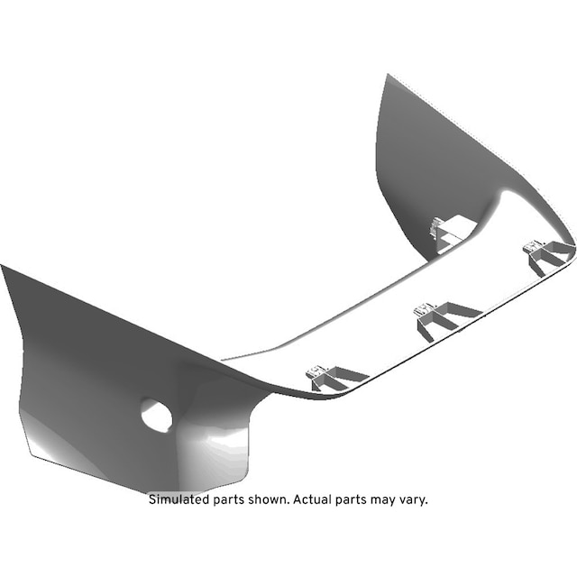 GM Genuine Parts Black Instrument Panel Lower Center Trim Panel