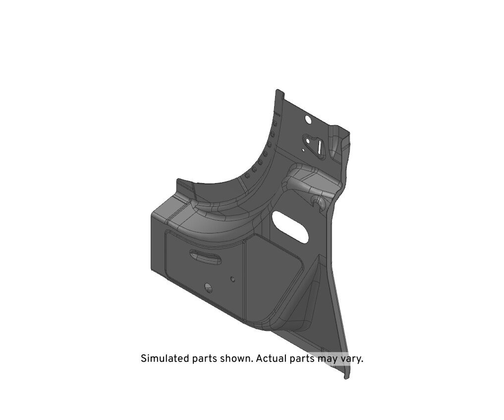 GM Genuine Parts Passenger Side Rocker Inner Panel Rear Extension
