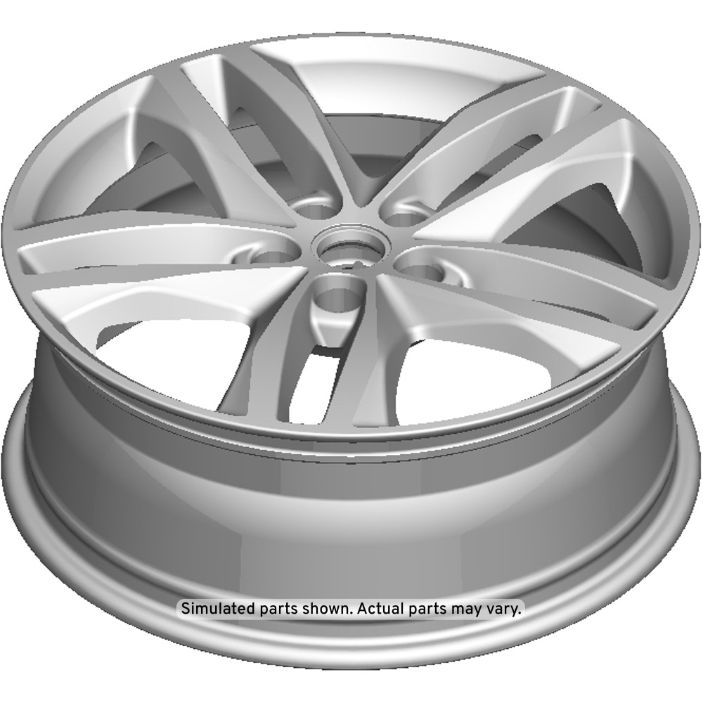 GM Genuine Parts 19x7.5in Aluminum Front and Rear Wheel