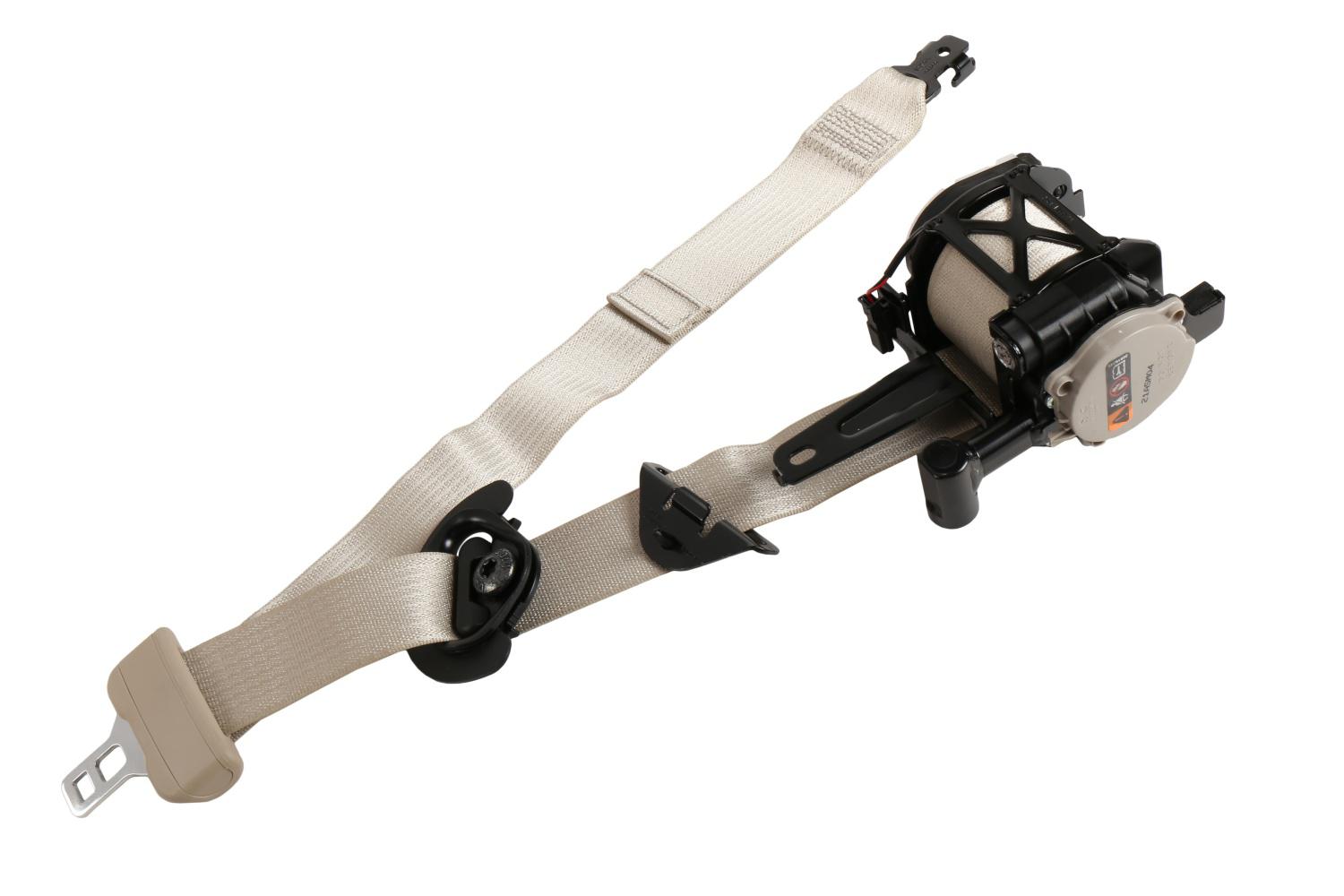 GM Genuine Parts Shale Passenger Side Seat Belt Retractor Kit with Pre-Tensioner