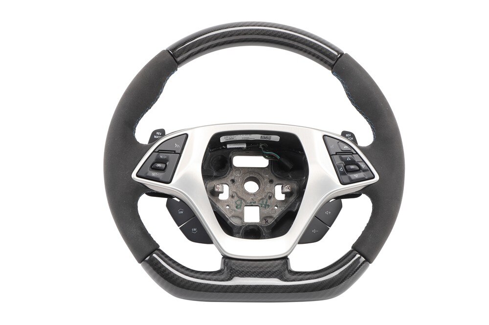 GM Genuine Parts Black with Blue Thread Steering Wheel