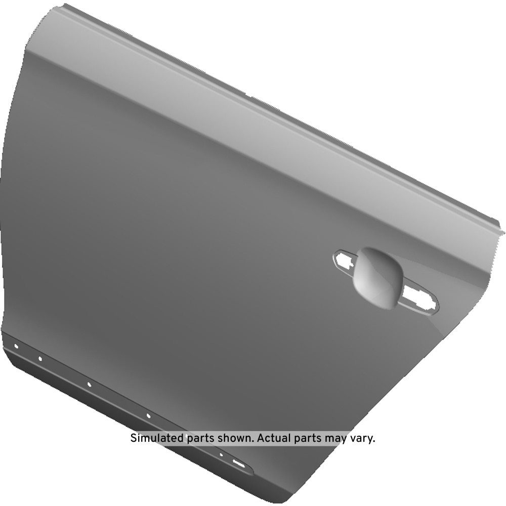 GM Genuine Parts Rear Driver Side Door Outer Panel