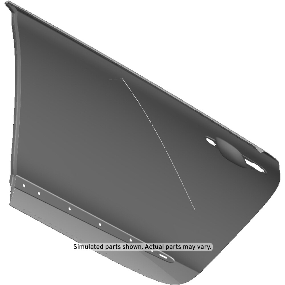 GM Genuine Parts Rear Passenger Side Door Outer Panel