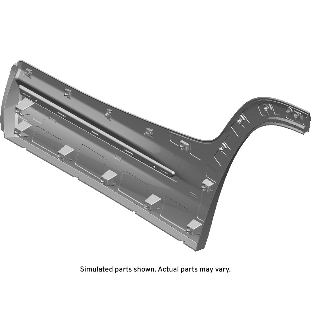 GM Genuine Parts Rear Passenger Side Door Molding