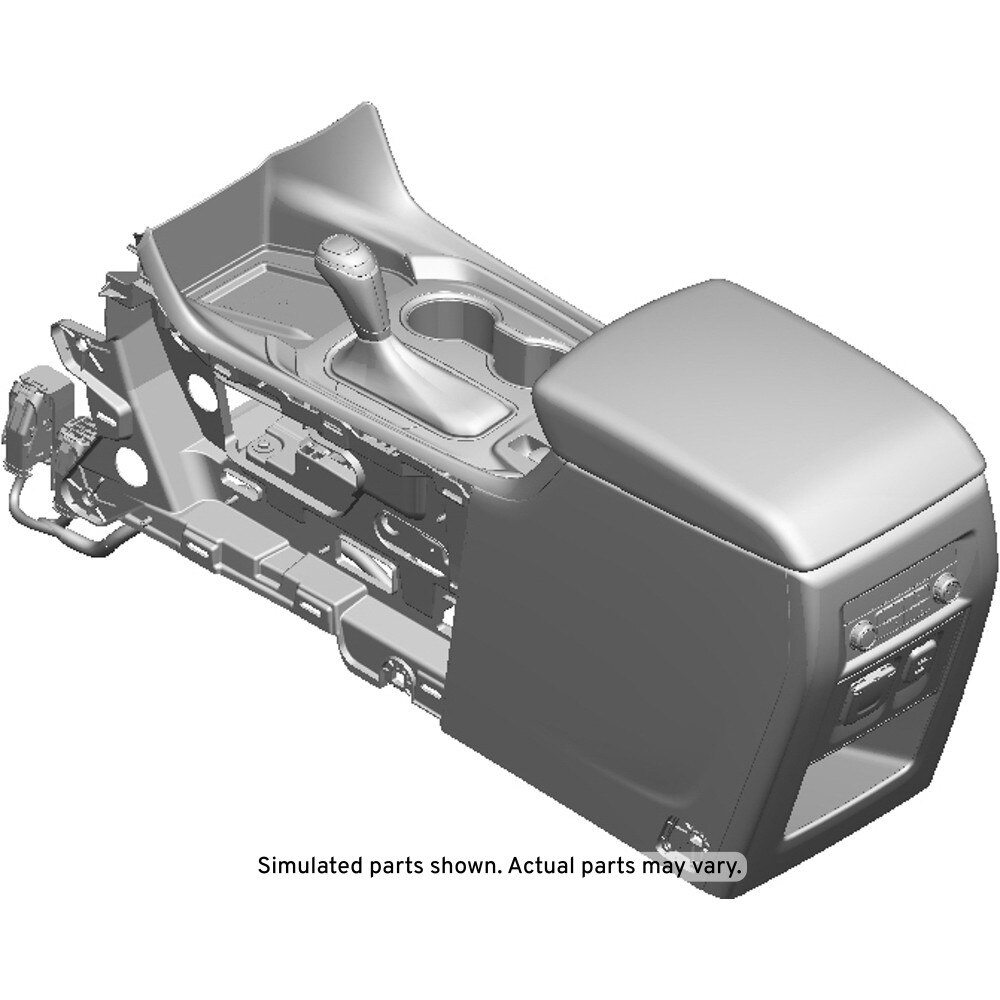 GM Genuine Parts Brown Front Floor Console