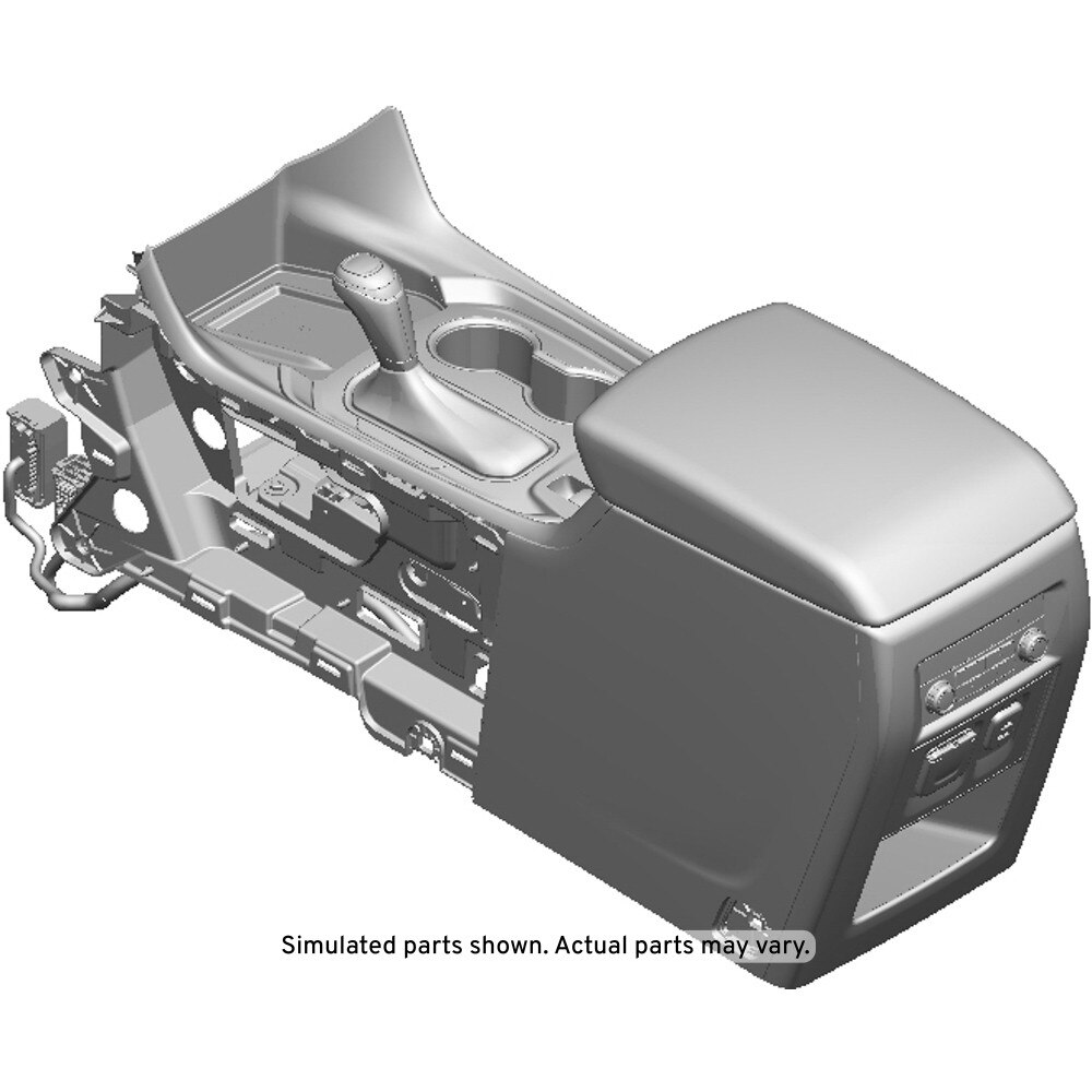 GM Genuine Parts Brown Front Floor Console