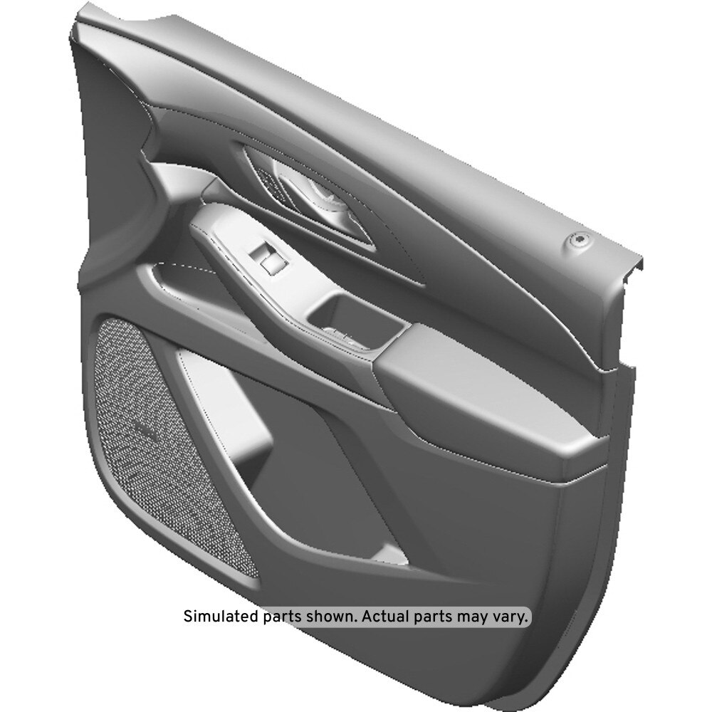 GM Genuine Parts Ash Gray Front Passenger Side Door Trim