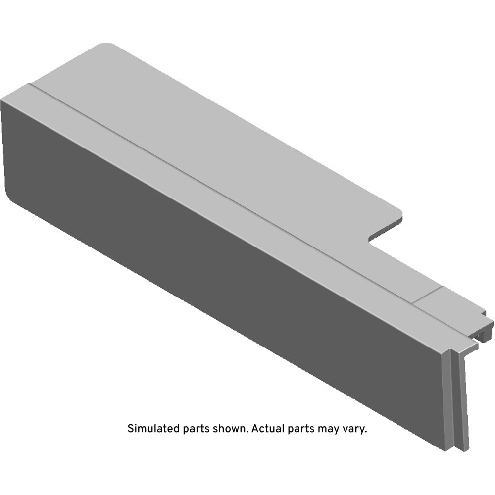 GM Genuine Parts Very Dark Gray Driver Side Front Floor Console Rod Panel