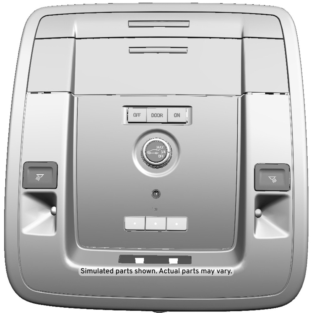 GM Genuine Parts Ash Grey Roof Console
