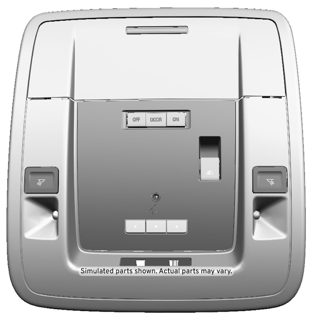 GM Genuine Parts Ash Gray Roof Console