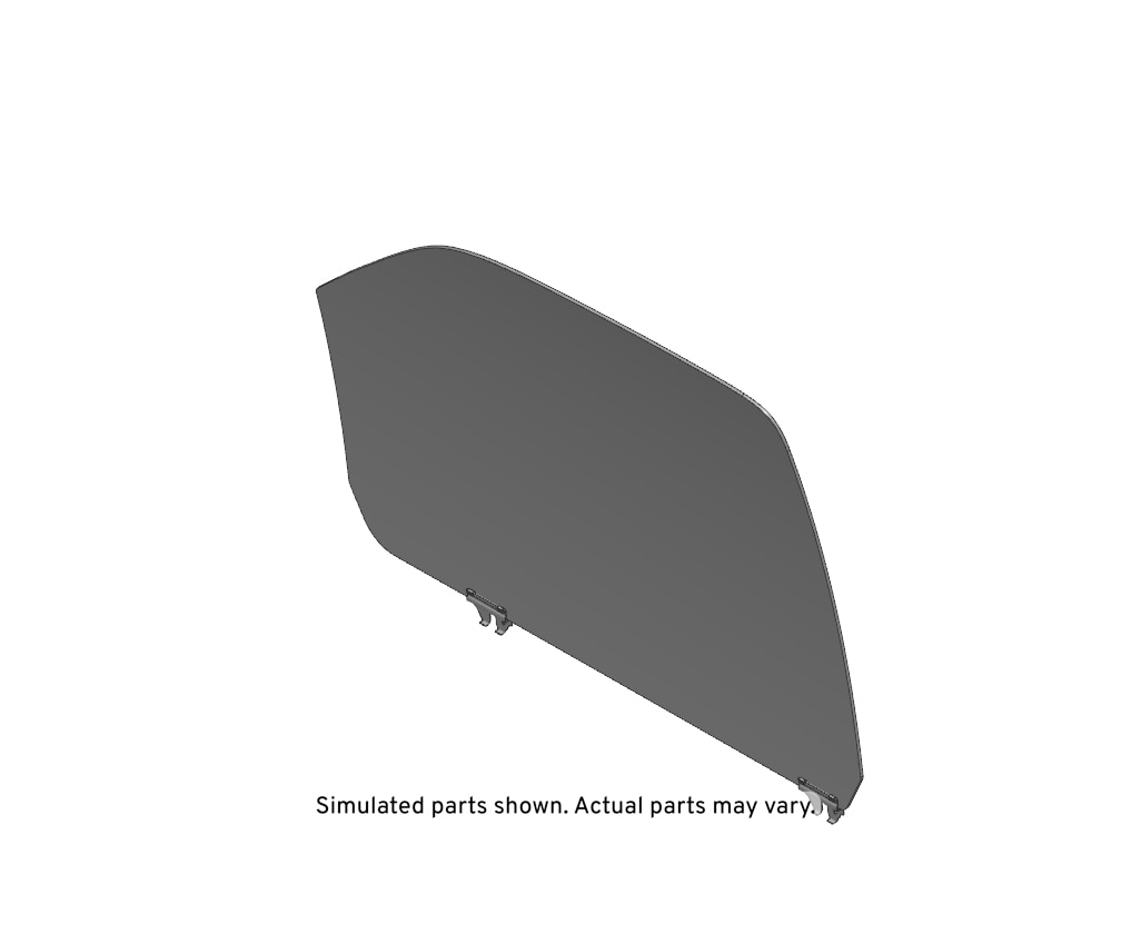 GM Genuine Parts Front Passenger Side Door Window