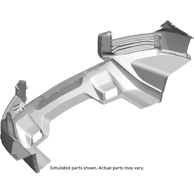 GM Genuine Parts Anthracite Front Bumper Lower Fascia