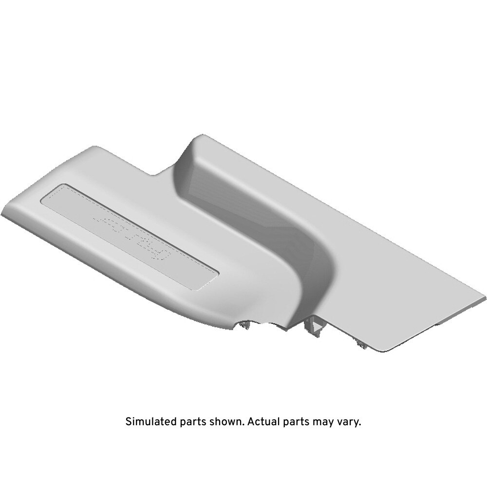 GM Genuine Parts Black Rear Driver Side Door Sill Garnish Molding