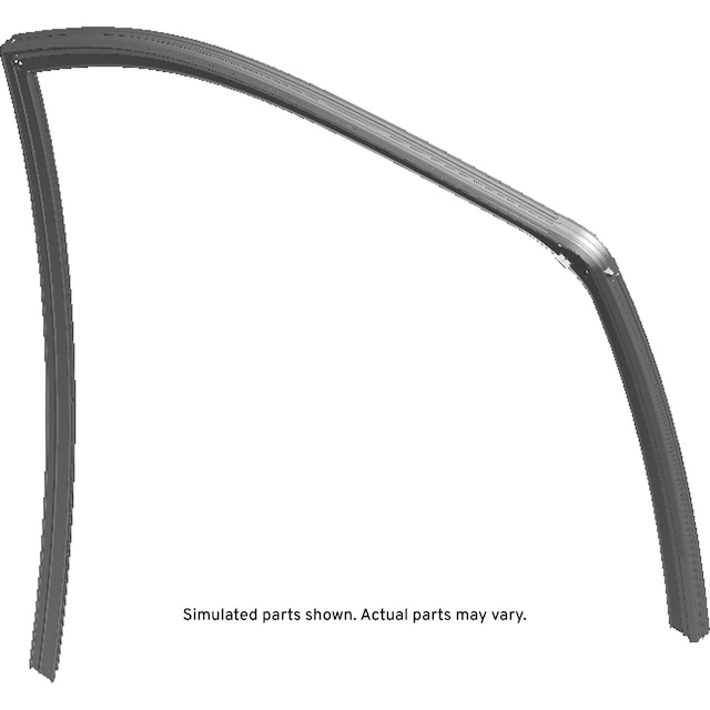 GM Genuine Parts Front Passenger Side Door Window Weatherstrip