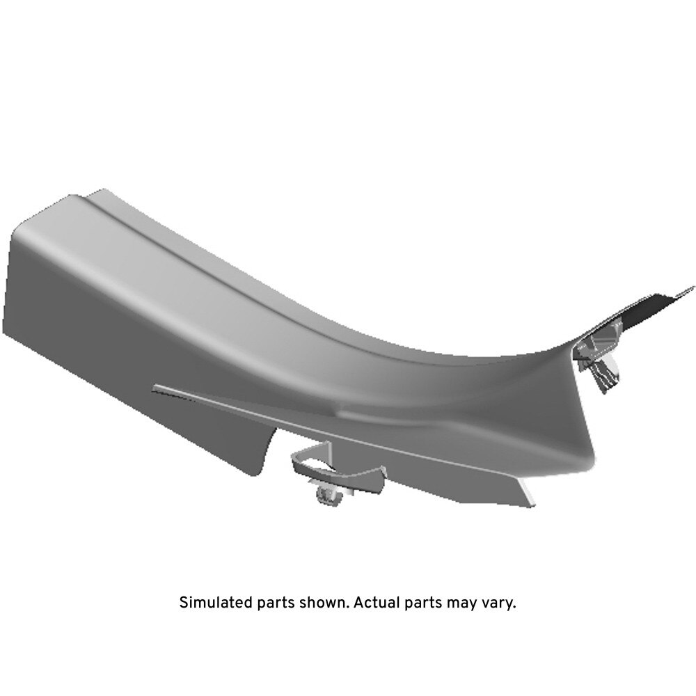 GM Genuine Parts Black Rear Passenger Side Door Sill Garnish Molding