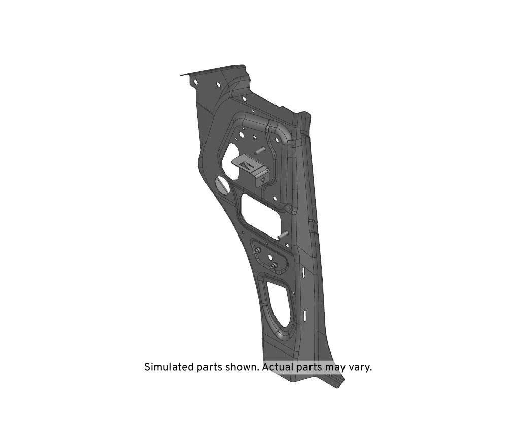GM Genuine Parts Passenger Side Body Hinge Pillar Inner Panel