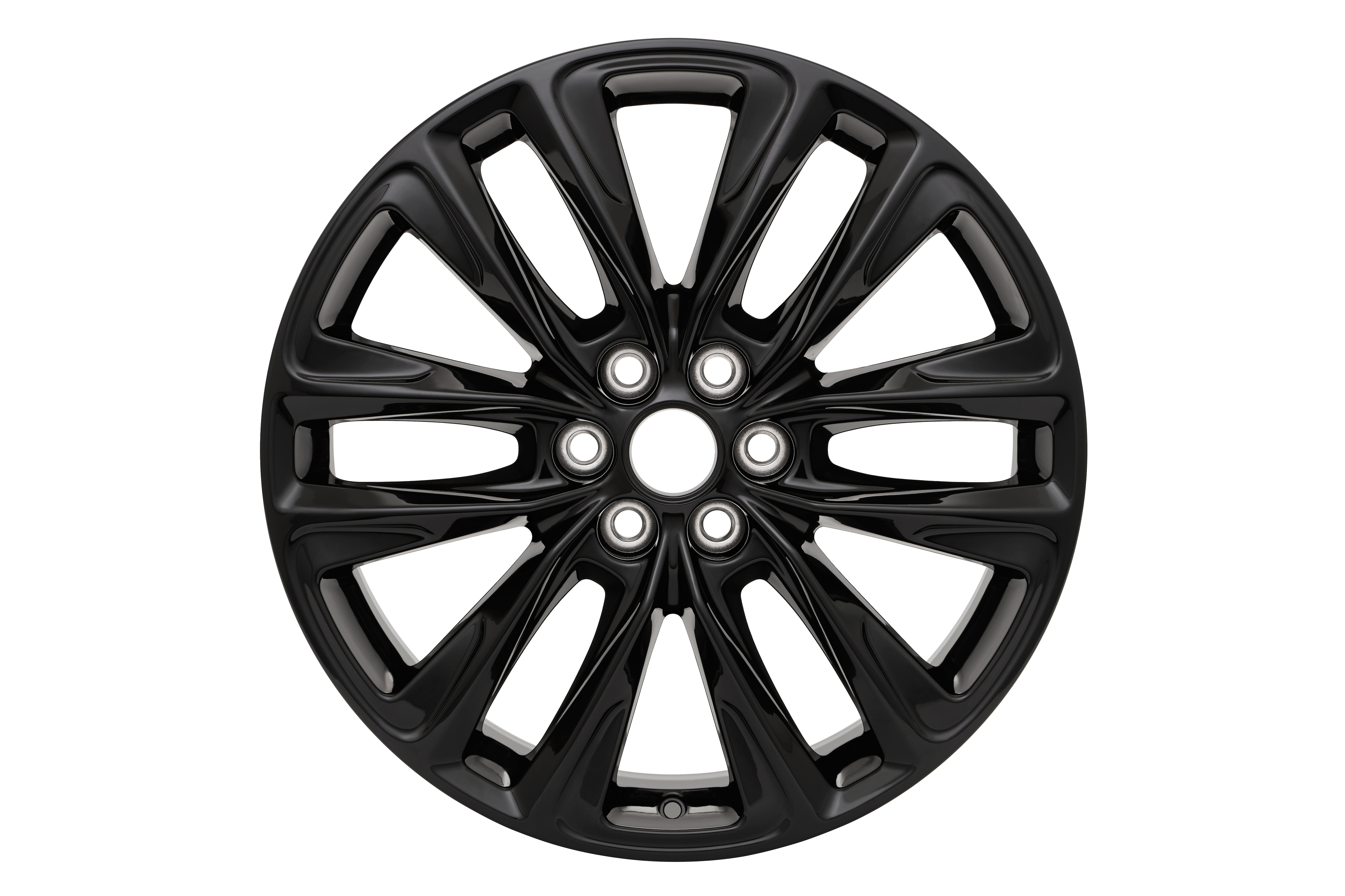 20x8-Inch Aluminum 12-Spoke Wheel in High Gloss Black | 84465276