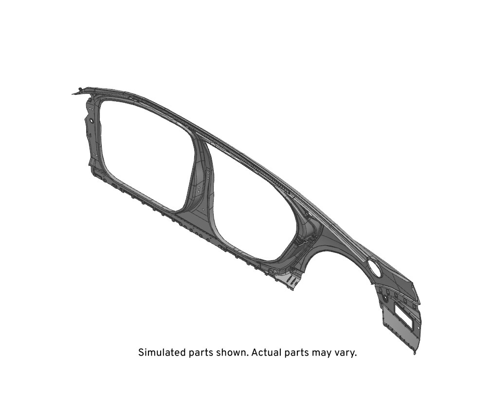GM Genuine Parts Passenger Side Body Side Outer Panel