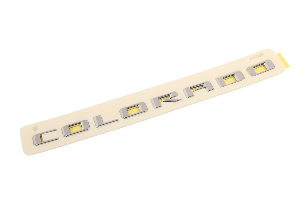 GM Genuine Parts Chrome Vehicle Name Plate (COLORADO)
