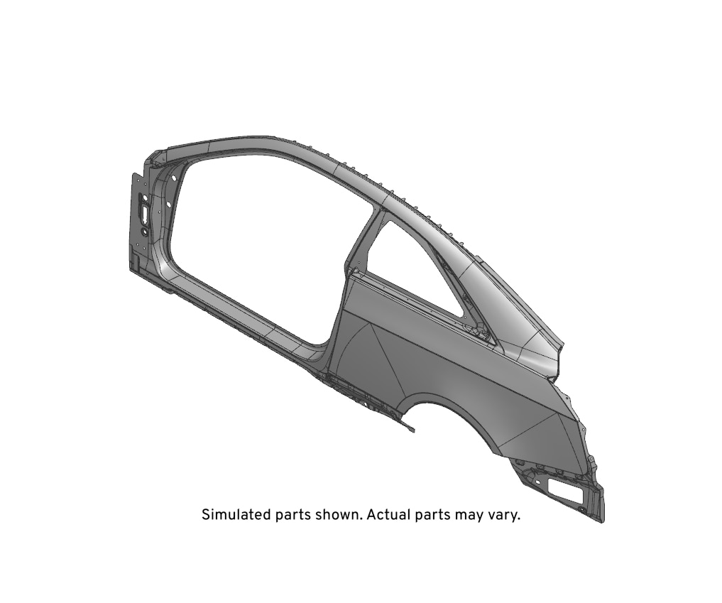 GM Genuine Parts Driver Side Body Side Outer Panel