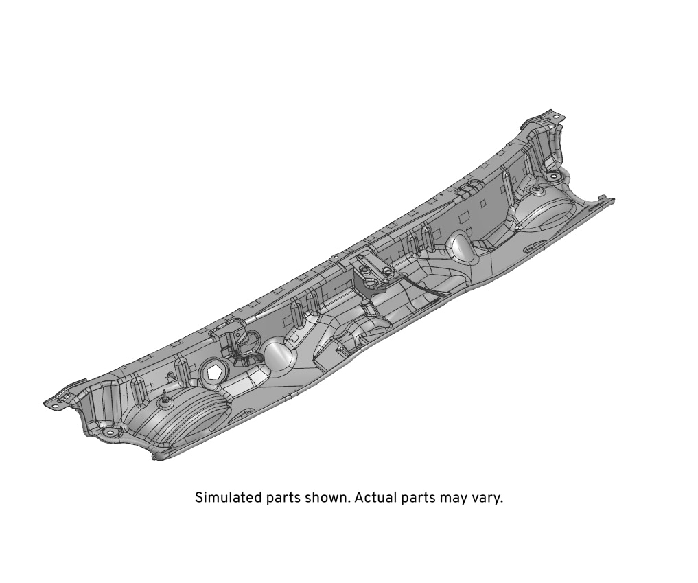 GM Genuine Parts Plenum Front Panel