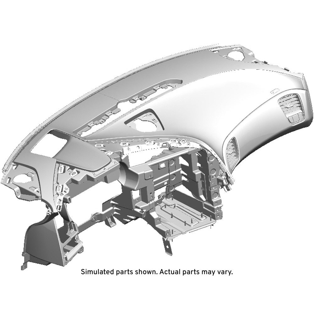 GM Genuine Parts Jet Black Instrument Panel