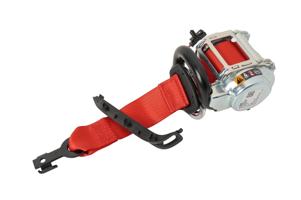 GM Genuine Parts Red Front Seat Belt Retractor Kit with Bezel