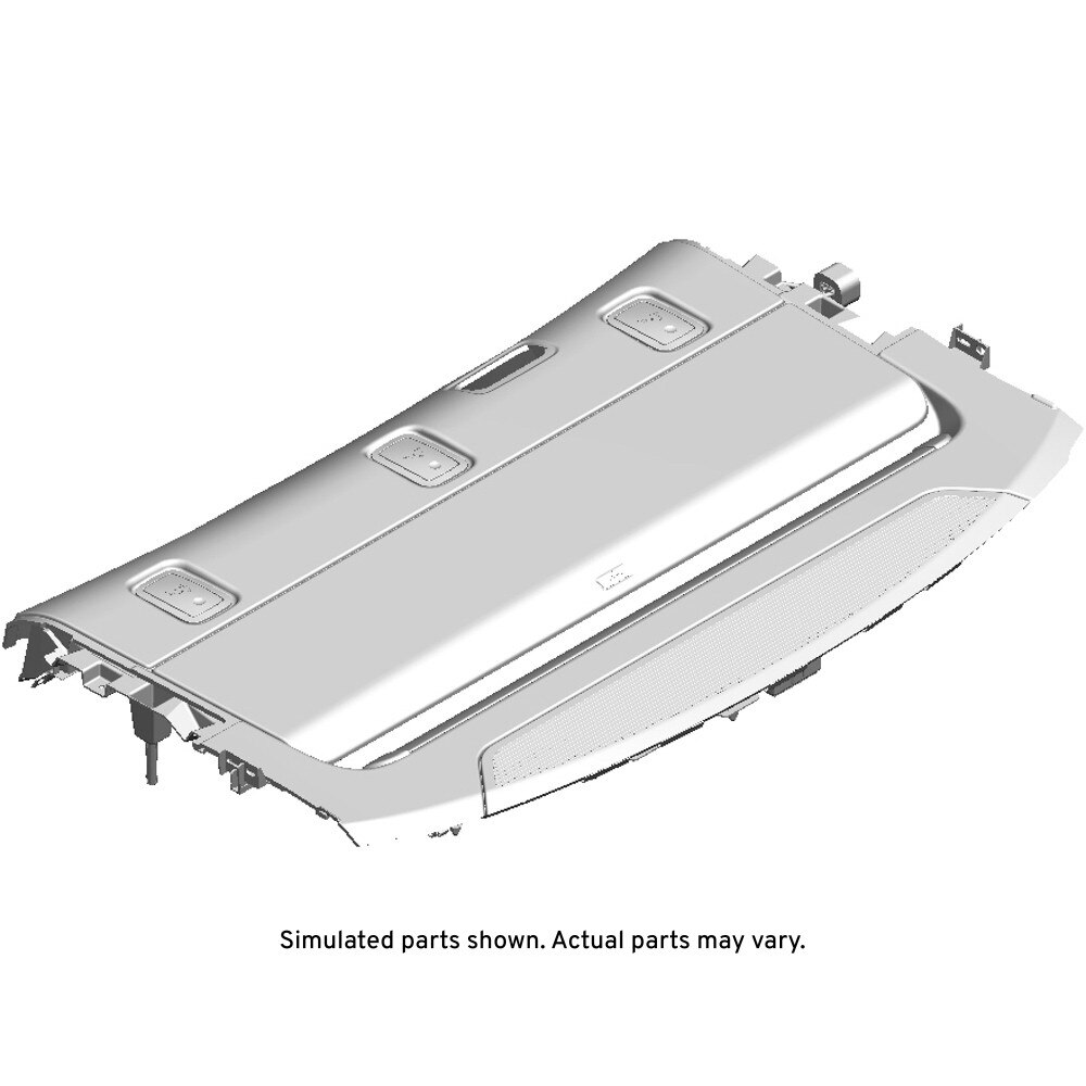 GM Genuine Parts Black Rear Window Panel Trim