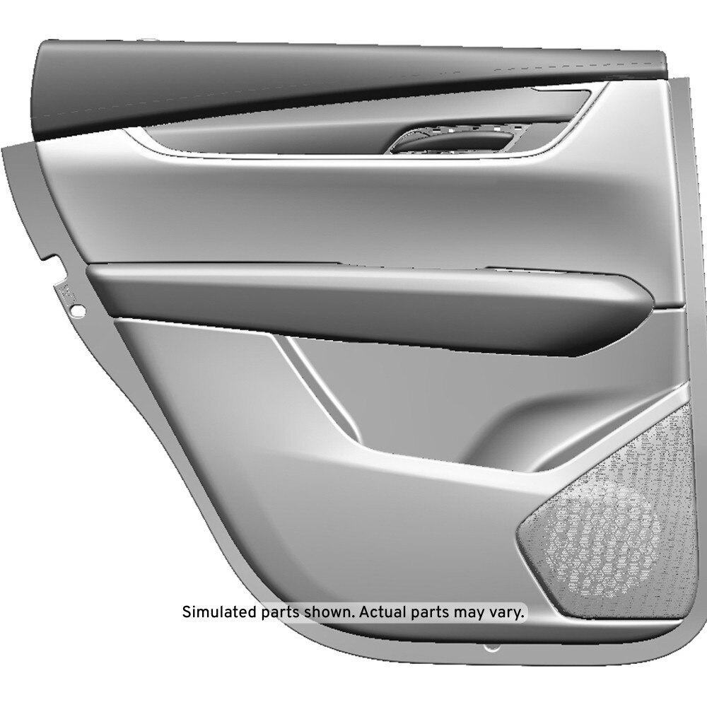 GM Genuine Parts Black Rear Driver Side Door Trim