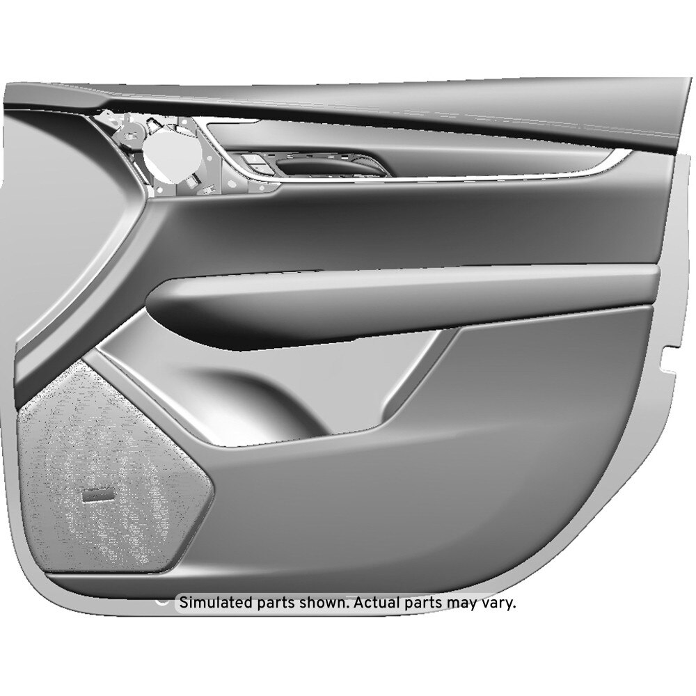 GM Genuine Parts Black Front Passenger Side Door Trim