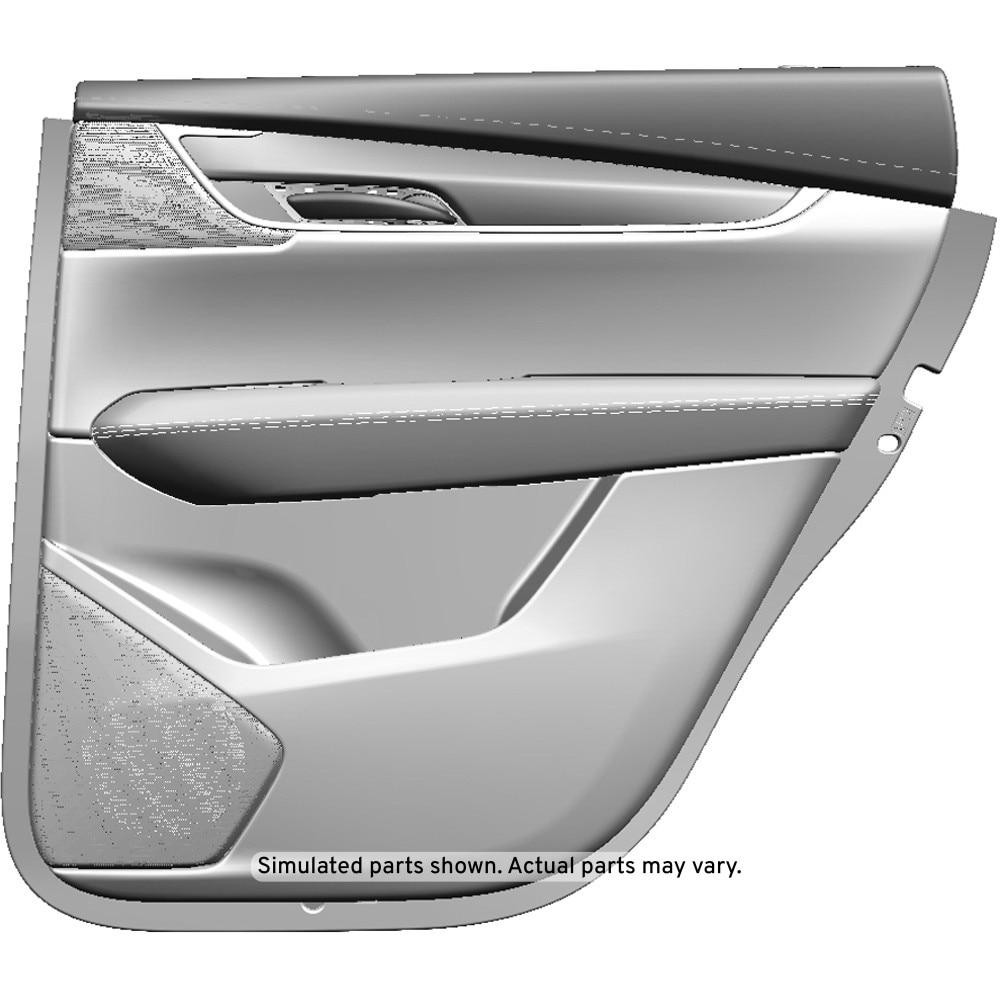 GM Genuine Parts Black Rear Passenger Side Door Trim
