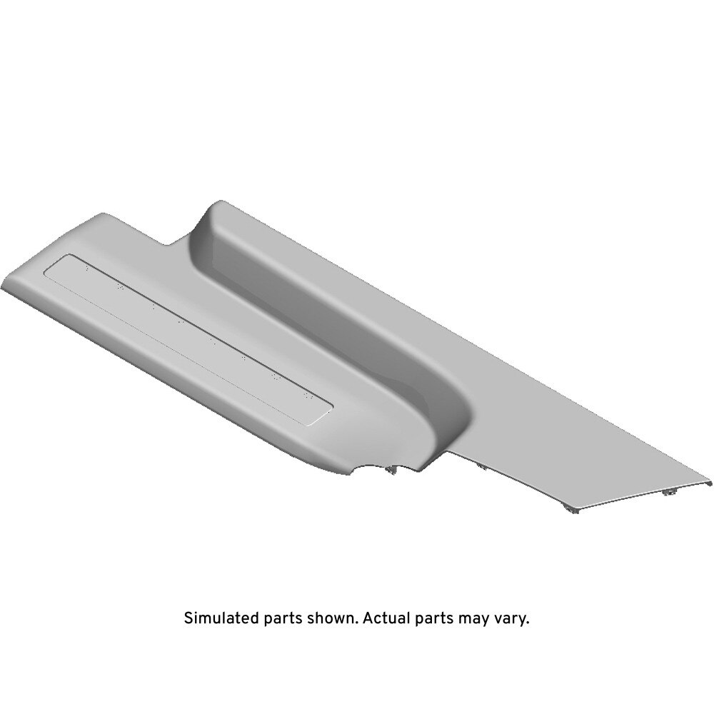 GM Genuine Parts Very Dark Atmosphere Rear Driver Side Door Sill Garnish Molding