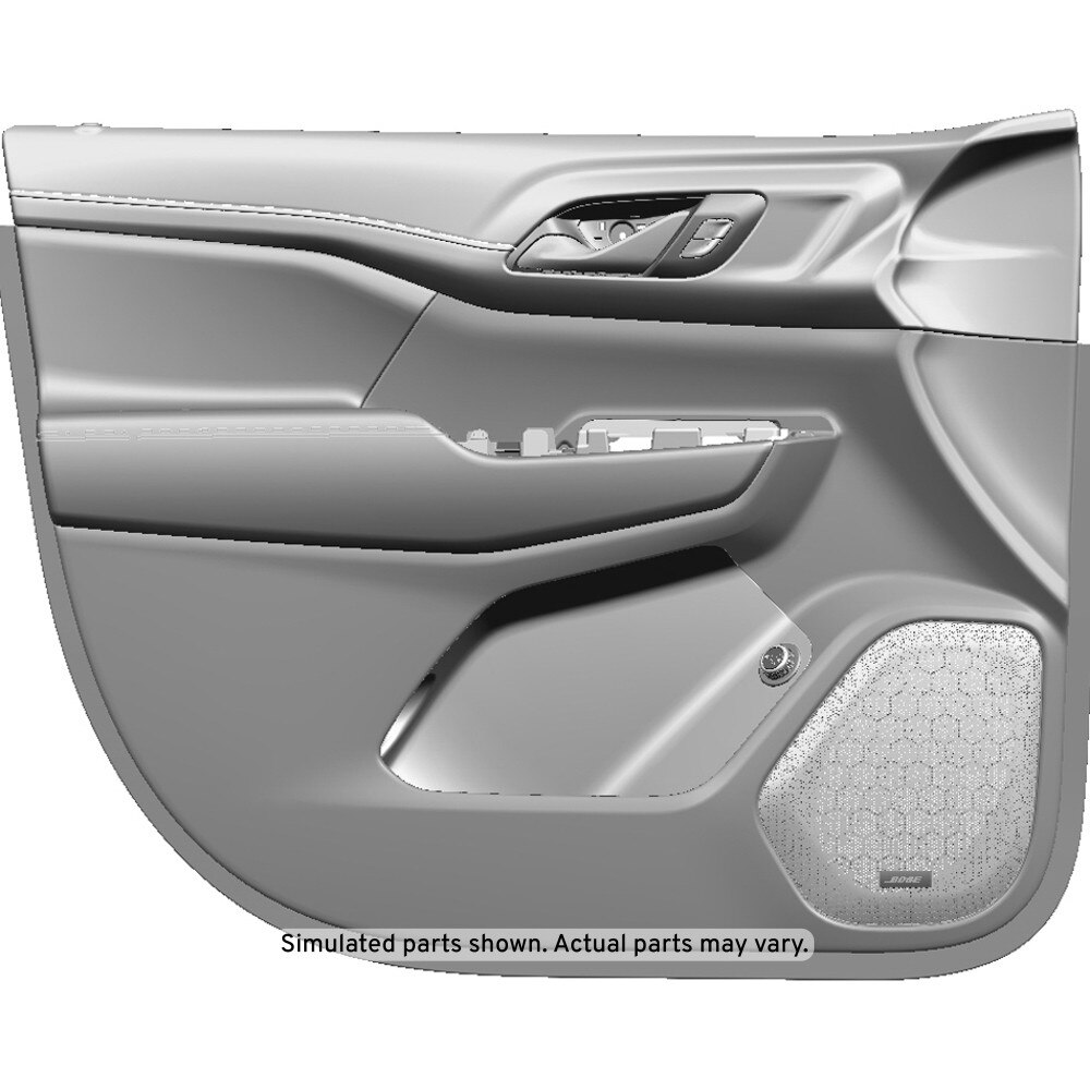 GM Genuine Parts Black Front Driver Side Door Trim