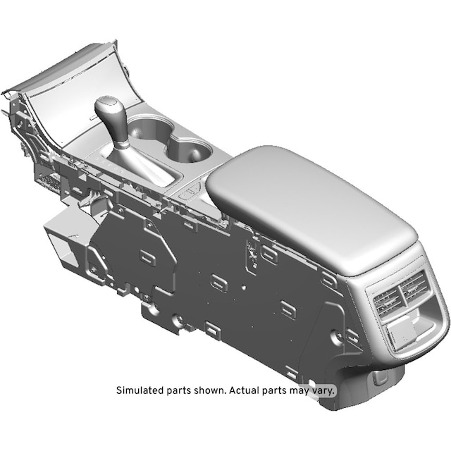 GM Genuine Parts Light Wheat Front Floor Console