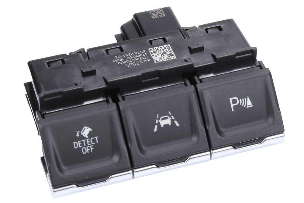 GM Genuine Parts Black Driver Side Instrument Panel Center Accessory Switch
