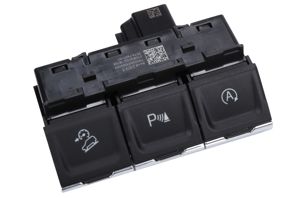 GM Genuine Parts Black Driver Side Instrument Panel Center Accessory Switch
